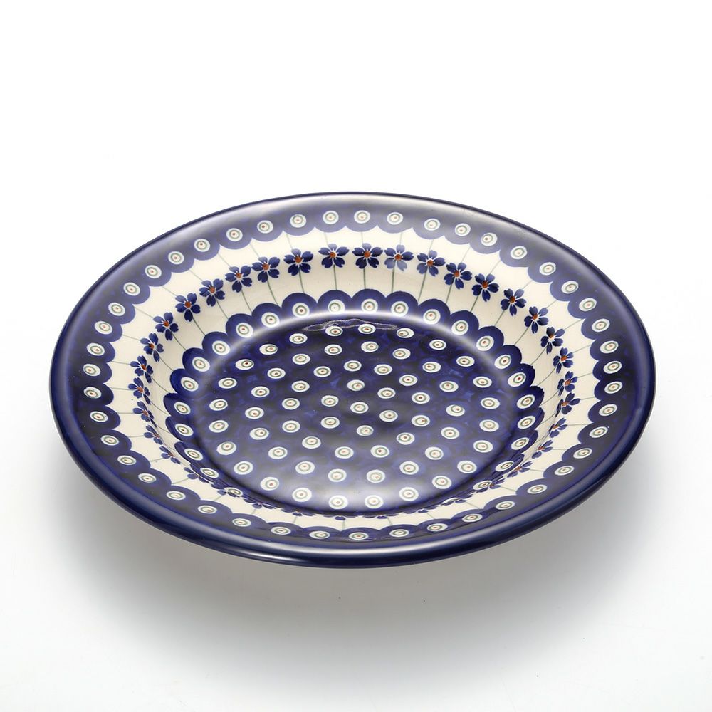 ポーリッシュポタリー（ポーランド陶器） ボレスワヴィエツ スーププレート 24cm 1419／A-166A