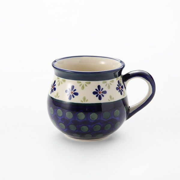 ポーリッシュポタリー（ポーランド陶器） ボレスワヴィエツ マグ 220ml／8cm 1452／297A