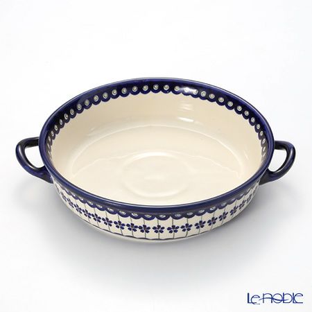 ポーリッシュポタリー（ポーランド陶器） ボレスワヴィエツ グラタン皿 1455／A-166A