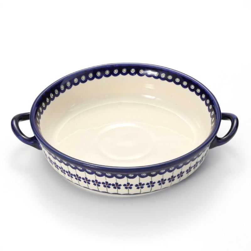 ポーリッシュポタリー（ポーランド陶器） ボレスワヴィエツ グラタン皿 1455／A-166A