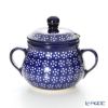 ポーリッシュポタリー（ポーランド陶器） ボレスワヴィエツ シュガーボウル 250ml／9.8cm 1354／226A