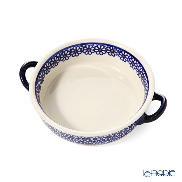 ポーリッシュポタリー（ポーランド陶器） ボレスワヴィエツ グラタン皿 18.8cm／H4.6cm 1454／120