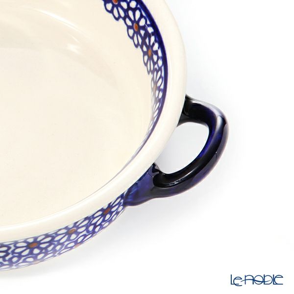 ポーリッシュポタリー（ポーランド陶器） ボレスワヴィエツ グラタン皿 18.8cm／H4.6cm 1454／120