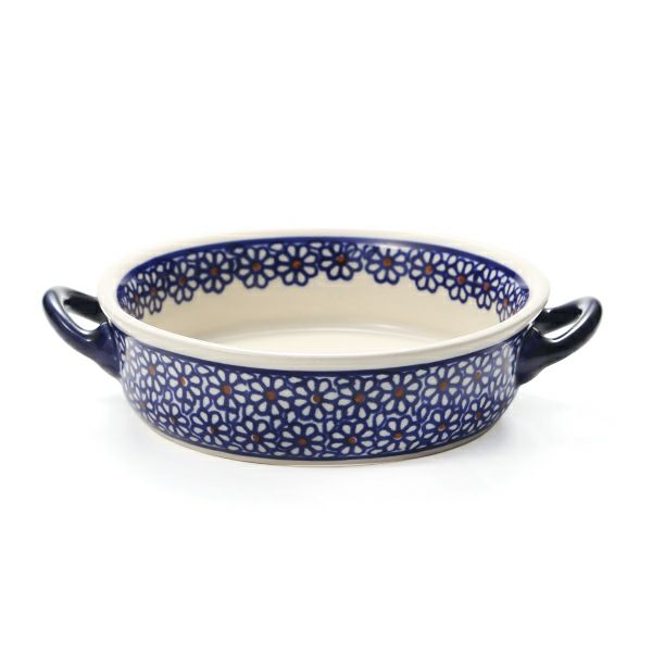 ポーリッシュポタリー（ポーランド陶器） ボレスワヴィエツ グラタン皿 18.8cm／H4.6cm 1454／120