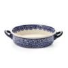 ポーリッシュポタリー（ポーランド陶器） ボレスワヴィエツ グラタン皿 18.8cm／H4.6cm 1454／120