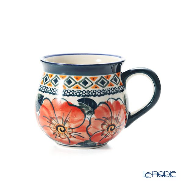 ポーリッシュポタリー（ポーランド陶器） ボレスワヴィエツ マグカップ 220ml／8cm 1452／ART-124 アートコレクション