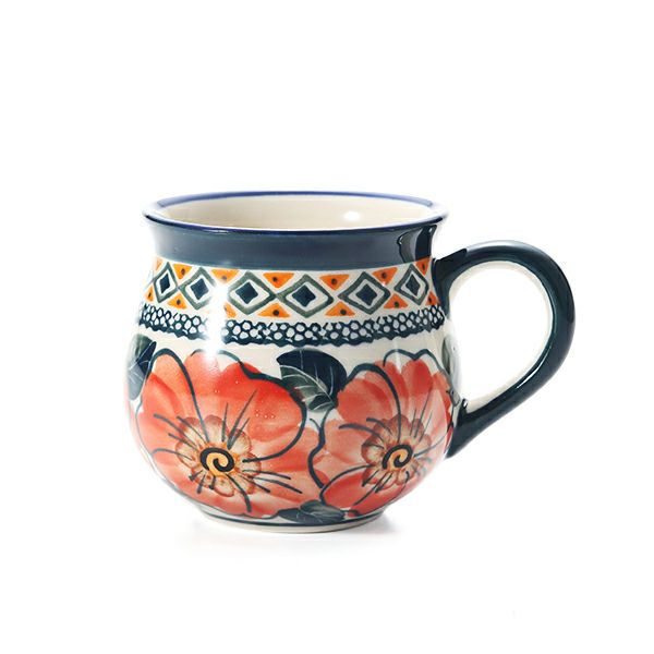 ポーリッシュポタリー（ポーランド陶器） ボレスワヴィエツ マグカップ 220ml／8cm 1452／ART-124 アートコレクション