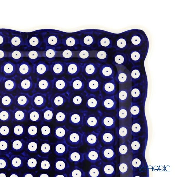 ポーリッシュポタリー（ポーランド陶器） ボレスワヴィエツ スクエアプレート 24cm 1570／D-42