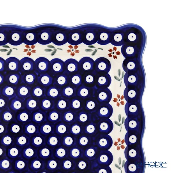 ポーリッシュポタリー（ポーランド陶器） ボレスワヴィエツ スクエアプレート 24cm 1570／A-167A