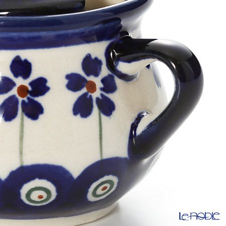 ポーリッシュポタリー（ポーランド陶器） ボレスワヴィエツ シュガーボウル 50ml／7.7cm 1115／A-166A