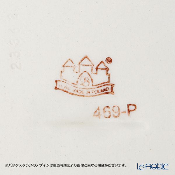 ポーリッシュポタリー（ポーランド陶器） ボレスワヴィエツ スクエアプレート 16cm 1610／DU-60