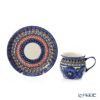 ポーリッシュポタリー（ポーランド陶器） ボレスワヴィエツ コーヒーカップ＆ソーサー 160ml／14.2cm 913／710／ART-148 アートコレクション