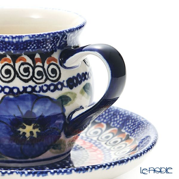 ポーリッシュポタリー（ポーランド陶器） ボレスワヴィエツ コーヒーカップ＆ソーサー 160ml／14.2cm 913／710／ART-148 アートコレクション