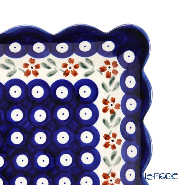 ポーリッシュポタリー（ポーランド陶器） ボレスワヴィエツ スクエアプレート 16cm 1610／A-167A