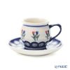 ポーリッシュポタリー（ポーランド陶器） ボレスワヴィエツ コーヒーカップ＆ソーサー 160ml／14.2cm 913／710／809
