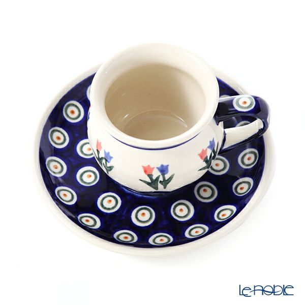 ポーリッシュポタリー（ポーランド陶器） ボレスワヴィエツ コーヒーカップ＆ソーサー 160ml／14.2cm 913／710／809