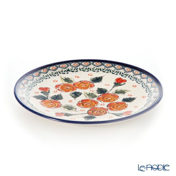 ポーリッシュポタリー（ポーランド陶器） ボレスワヴィエツ プレート 19.5cm 814／ART-198 アートコレクション