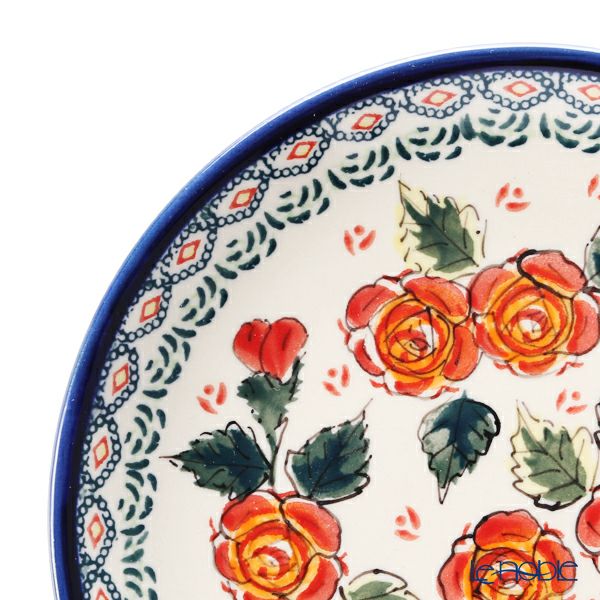 ポーリッシュポタリー（ポーランド陶器） ボレスワヴィエツ プレート 19.5cm 814／ART-198 アートコレクション