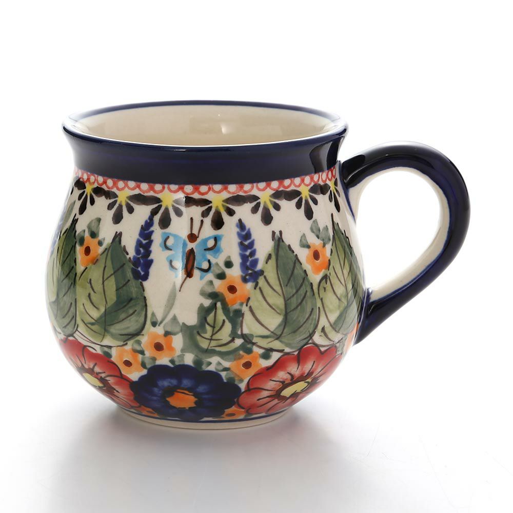 ポーリッシュポタリー（ポーランド陶器） ボレスワヴィエツ マグ 220ml／8cm 1452／ART-149 アートコレクション