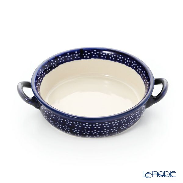 ポーリッシュポタリー（ポーランド陶器） ボレスワヴィエツ グラタン皿 18.8cm／H4.6cm 1454／226A