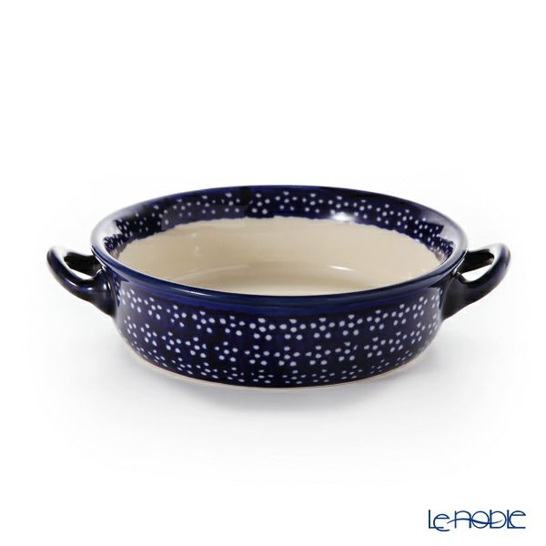 ポーリッシュポタリー（ポーランド陶器） ボレスワヴィエツ グラタン皿 18.8cm／H4.6cm 1454／226A