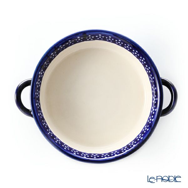 ポーリッシュポタリー（ポーランド陶器） ボレスワヴィエツ グラタン皿 18.8cm／H4.6cm 1454／226A