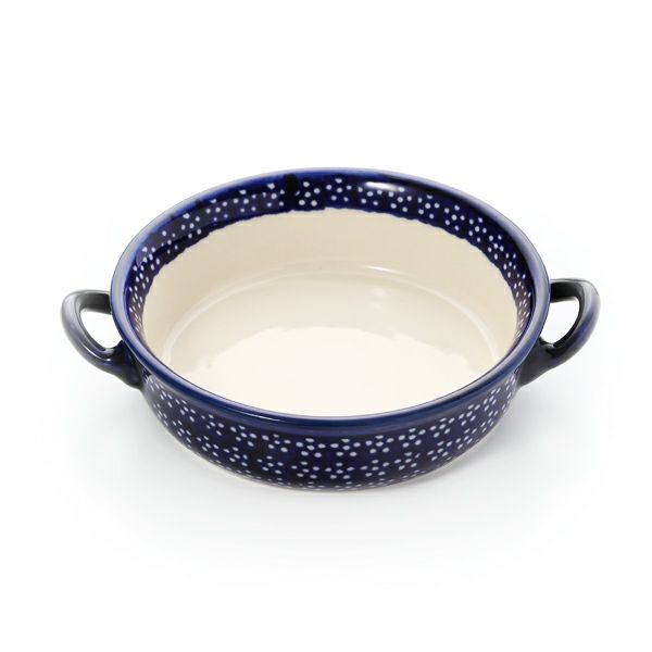 ポーリッシュポタリー（ポーランド陶器） ボレスワヴィエツ グラタン皿 18.8cm／H4.6cm 1454／226A