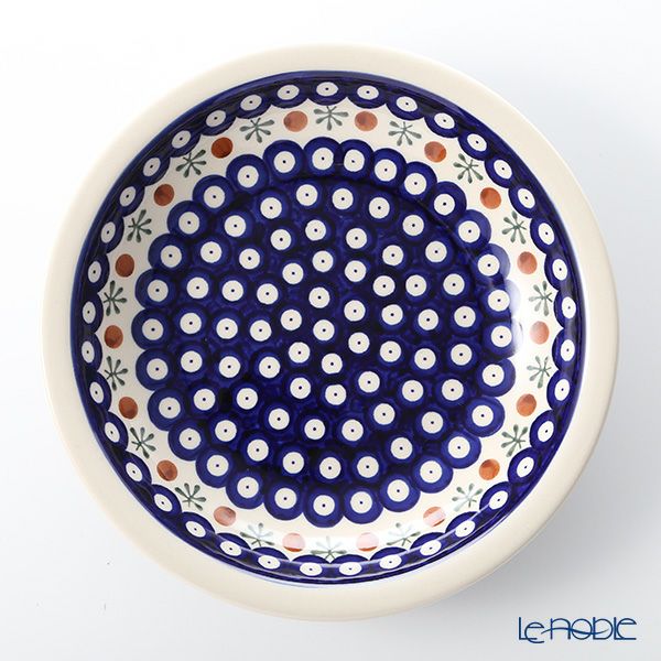ポーリッシュポタリー（ポーランド陶器） ボレスワヴィエツ スーププレート 22cm 1002／D-41