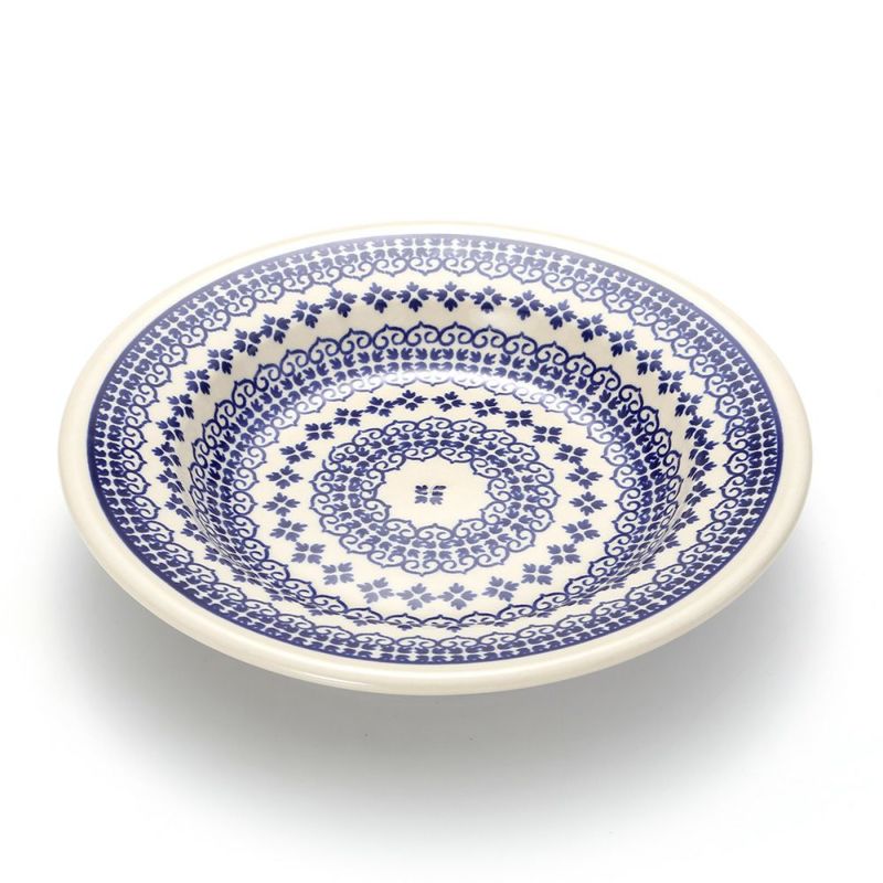 ポーリッシュポタリー（ポーランド陶器） ボレスワヴィエツ スーププレート 24cm 1419／922