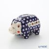 ポーリッシュポタリー（ポーランド陶器） ボレスワヴィエツ ピギーバンク（豚の貯金箱） 15.5cm／H9.3cm 1815／D-41
