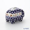 ポーリッシュポタリー（ポーランド陶器） ボレスワヴィエツ ピギーバンク（豚の貯金箱） 15.5cm／H9.3cm 1815／D-41