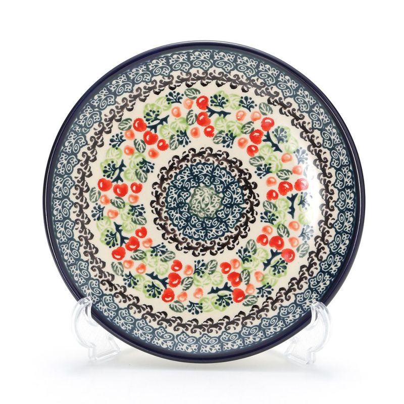 ポーリッシュポタリー（ポーランド陶器） ボレスワヴィエツ プレート 19.5cm 814／DU158