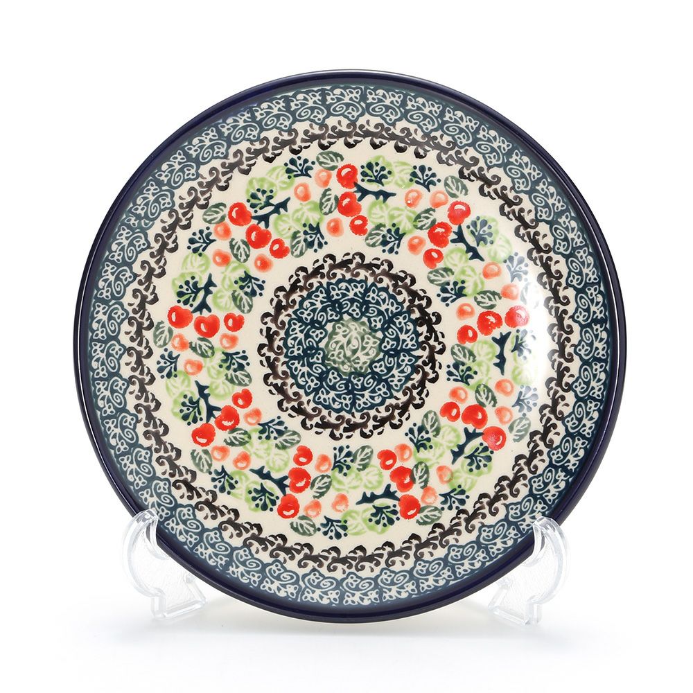 ポーリッシュポタリー（ポーランド陶器） ボレスワヴィエツ プレート 19.5cm 814／DU158