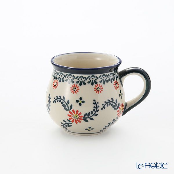 ポーリッシュポタリー（ポーランド陶器） ボレスワヴィエツ マグ 220ml／8cm 1452／A-1072A