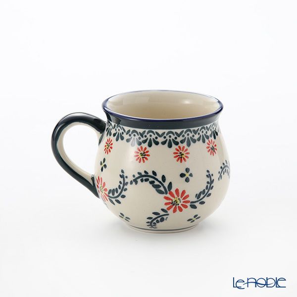 ポーリッシュポタリー（ポーランド陶器） ボレスワヴィエツ マグ 220ml／8cm 1452／A-1072A