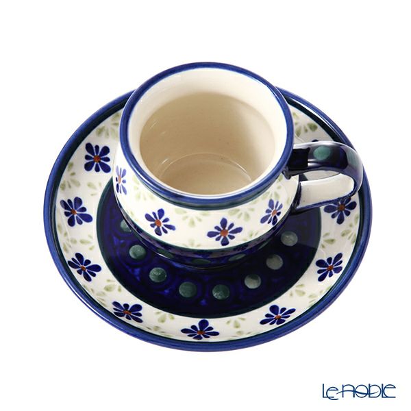 ポーリッシュポタリー（ポーランド陶器） ボレスワヴィエツ コーヒーカップ＆ソーサー 160ml／14.2cm 913／710／A-297A