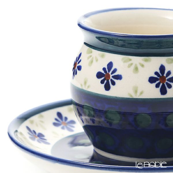 ポーリッシュポタリー（ポーランド陶器） ボレスワヴィエツ コーヒーカップ＆ソーサー 160ml／14.2cm 913／710／A-297A