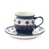 ポーリッシュポタリー（ポーランド陶器） ボレスワヴィエツ コーヒーカップ＆ソーサー 160ml／14.2cm 913／710／A-297A
