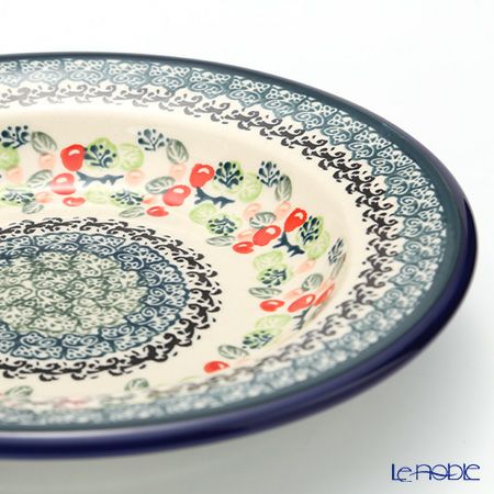 ポーリッシュポタリー（ポーランド陶器） ボレスワヴィエツ スーププレート 24cm 1419／DU158