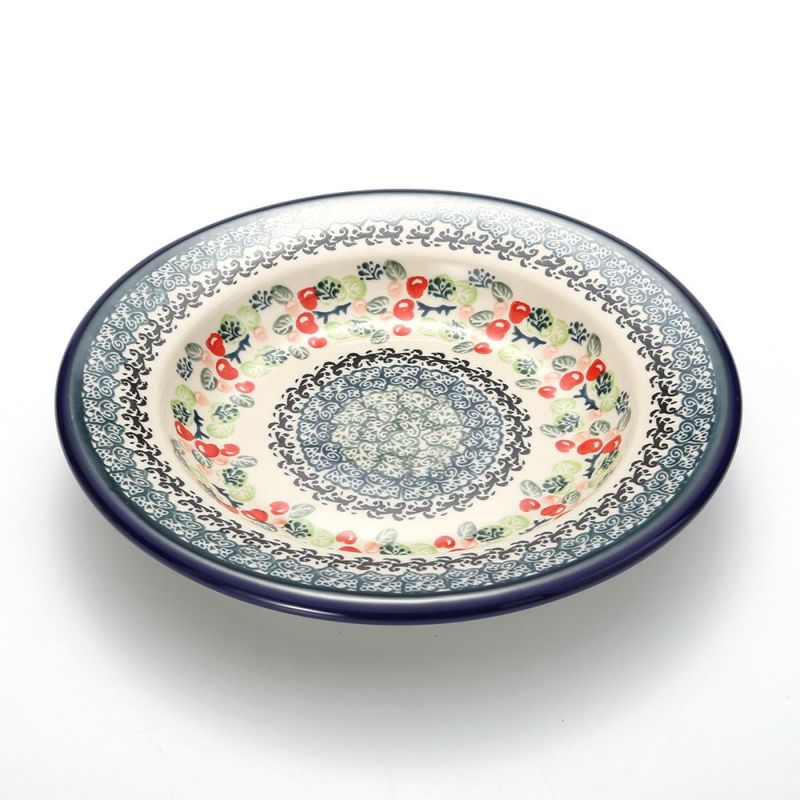 ポーリッシュポタリー（ポーランド陶器） ボレスワヴィエツ スーププレート 24cm 1419／DU158