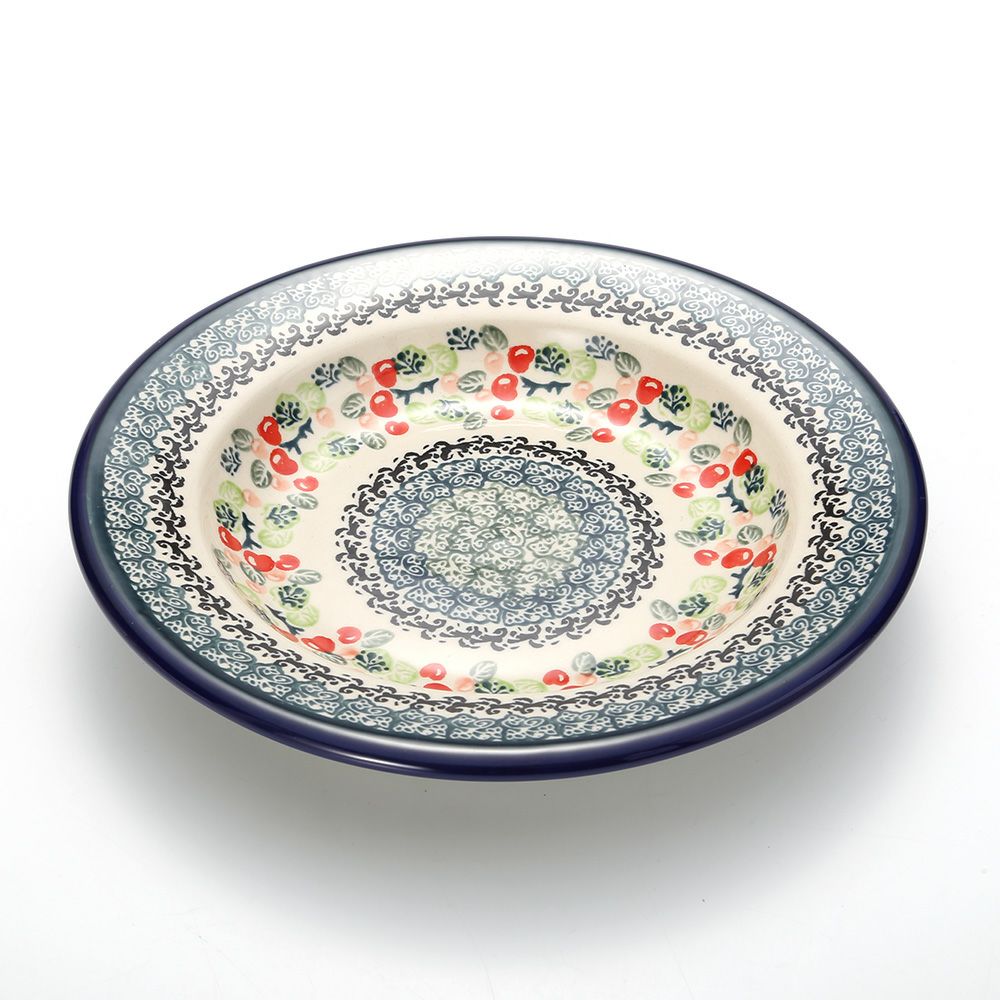 ポーリッシュポタリー（ポーランド陶器） ボレスワヴィエツ スーププレート 24cm 1419／DU158