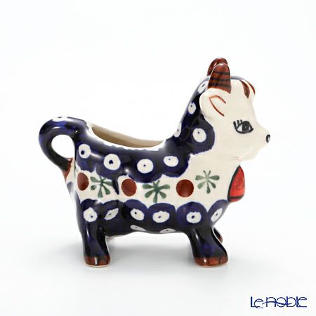 ポーリッシュポタリー（ポーランド陶器） ボレスワヴィエツ クリーマー（ウシ） 75ml 1885／D-41