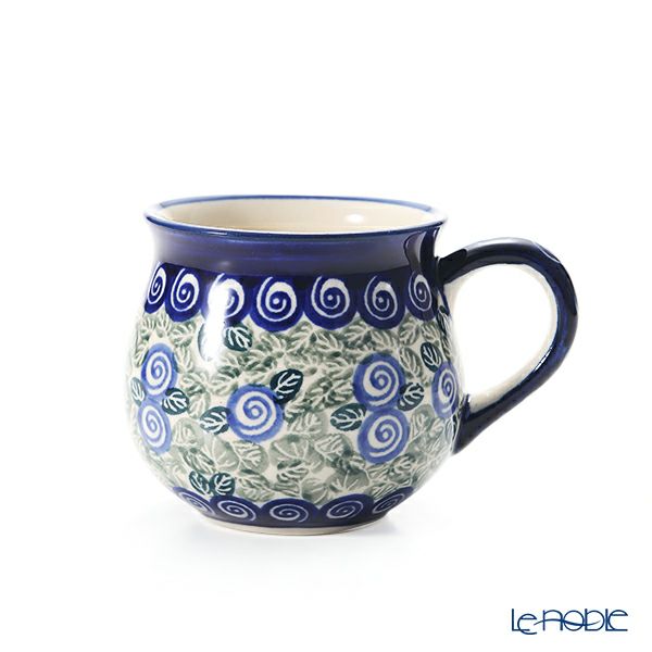 ポーリッシュポタリー（ポーランド陶器） ボレスワヴィエツ マグカップ 220ml／8cm 1452／A-1073A