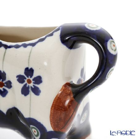 ポーリッシュポタリー（ポーランド陶器） ボレスワヴィエツ クリーマー（ウシ） 75ml 1885／A-166A