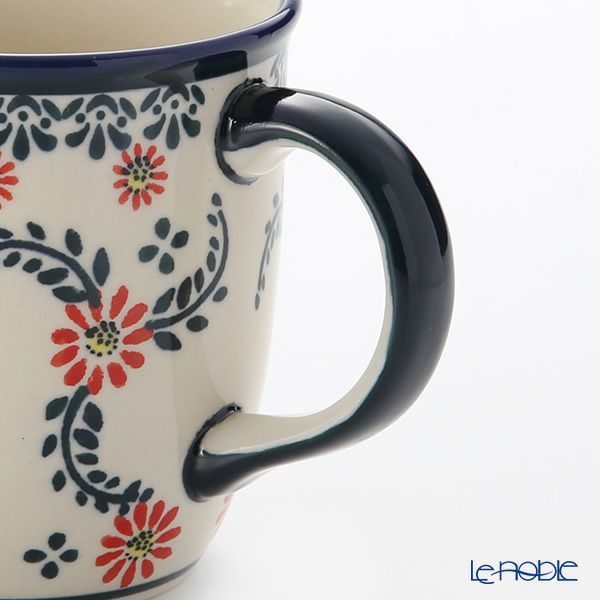 ポーリッシュポタリー（ポーランド陶器） ボレスワヴィエツ マグ 350ml／9.7cm 1105／A-1072A