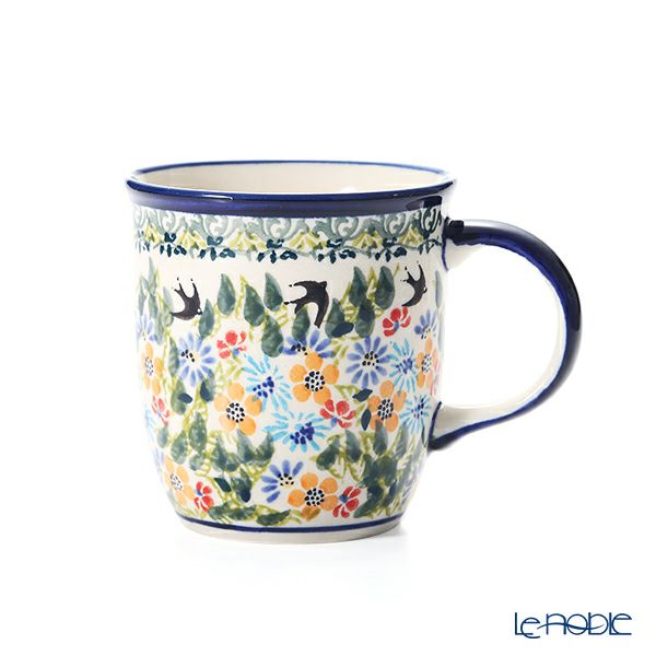 ポーリッシュポタリー（ポーランド陶器） ボレスワヴィエツ マグカップ 350ml／9.7cm 1105／DU-182