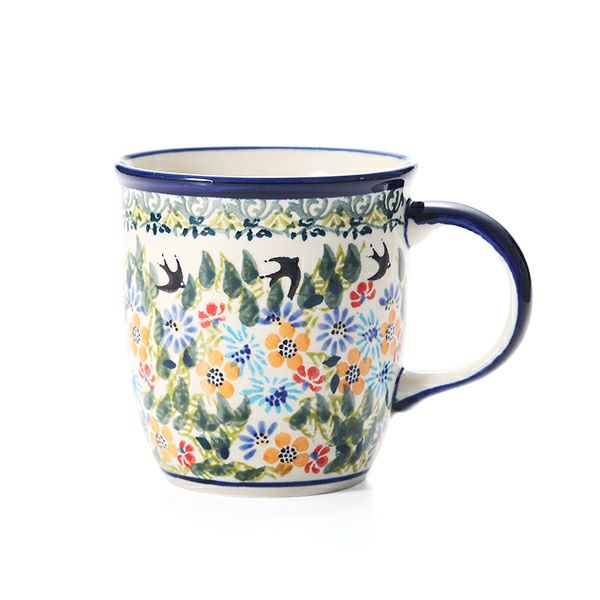 ポーリッシュポタリー（ポーランド陶器） ボレスワヴィエツ マグカップ 350ml／9.7cm 1105／DU-182