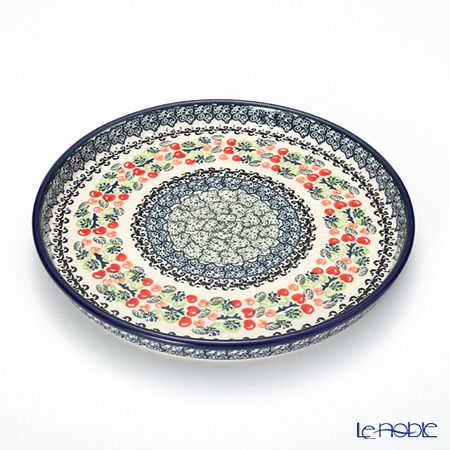 ポーリッシュポタリー（ポーランド陶器） ボレスワヴィエツ プレート 24.5cm 524／DU158