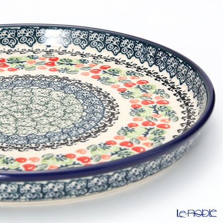 ポーリッシュポタリー（ポーランド陶器） ボレスワヴィエツ プレート 24.5cm 524／DU158