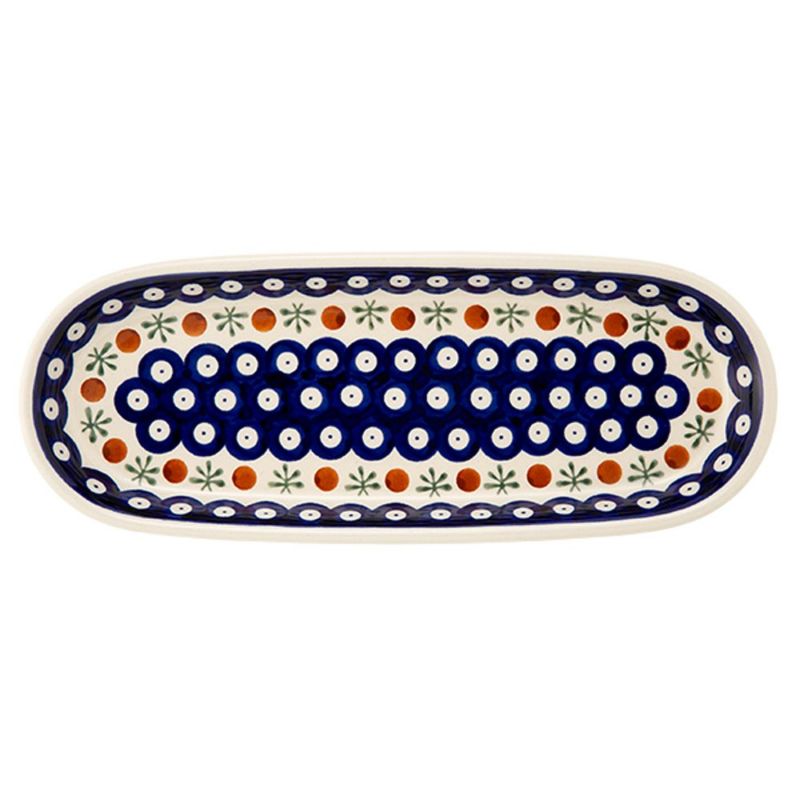 ポーリッシュポタリー（ポーランド陶器） ボレスワヴィエツ トレイ 29cm 928A／D-41